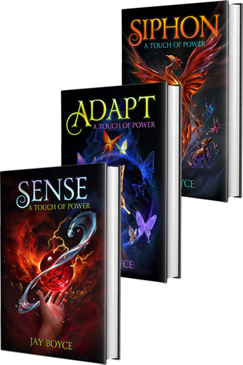 3 books in the touch of power series